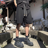 高品质2024新中式冰丝透气舒适短裤男百搭潮牌A107-DK6026-特P35，男装牛仔裤，电商A107