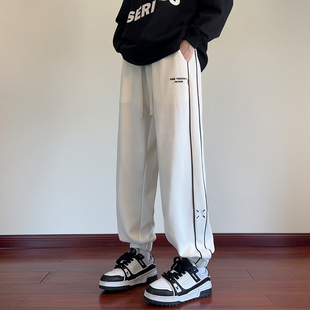 菠萝格 秋季 A107 控78 显瘦显高百搭潮流休闲长裤 CK5221特P38