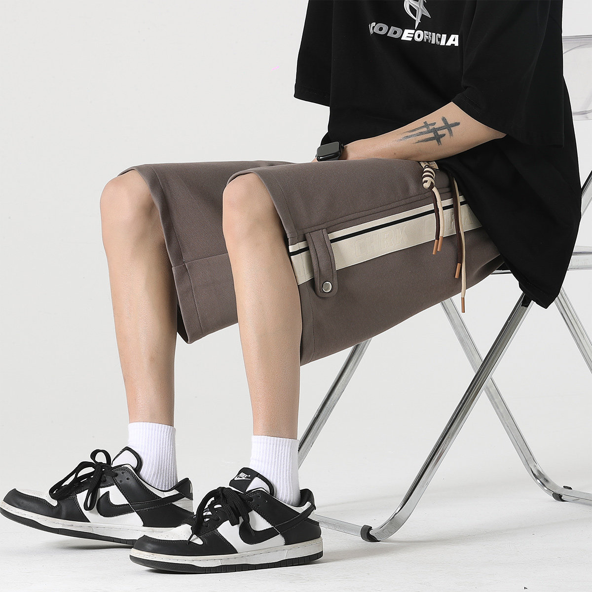短裤抖音品质A107-K23816-特P35华棉成分：60%棉40%聚酯纤维,男装牛仔裤,电商A107