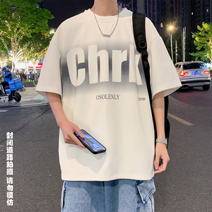 菠萝格短袖280克美式休闲宽松潮百搭男士T恤 A107-TX2406-特P30图片