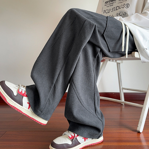 欧棉绒 2025秋季新品休闲百搭显瘦显高卫裤潮男长裤 CK98127-特45，男装休闲裤，电商A107