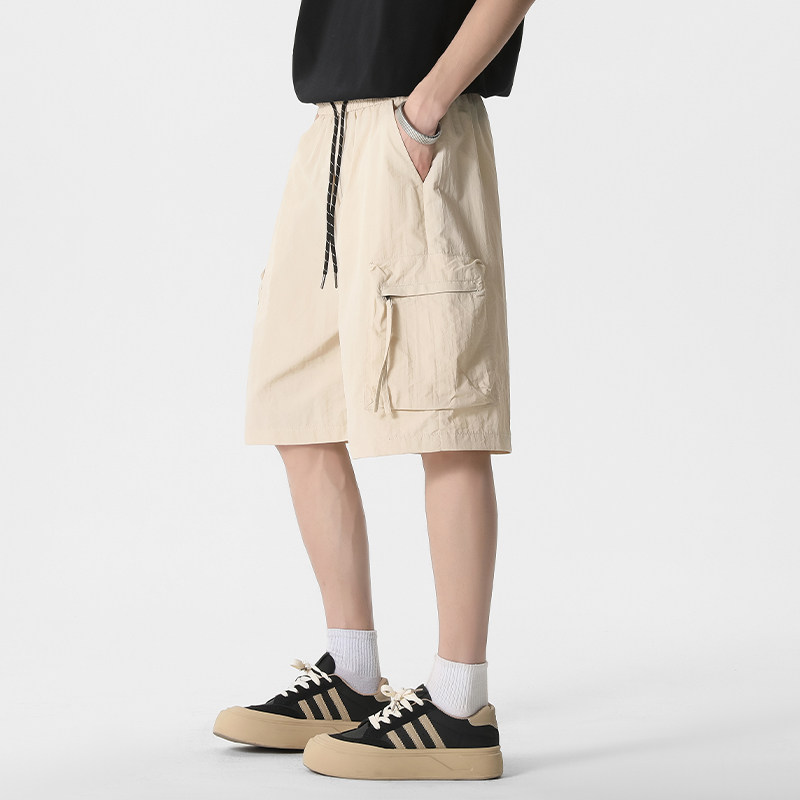 得物品质冰感透气休闲男夏季宽松百搭短裤A107-DK2505-特P30,男装牛仔裤,电商A107