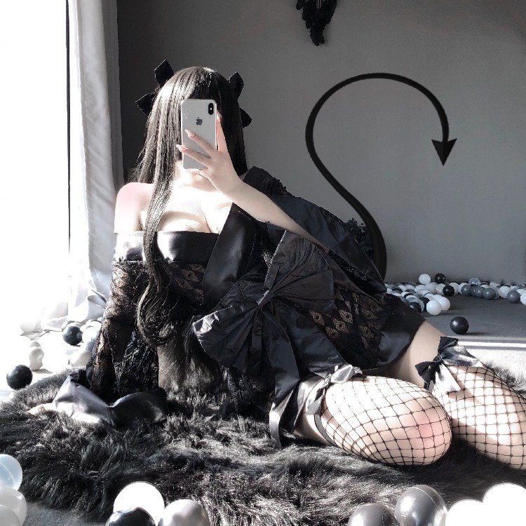 貂蝉女仆内衣暗黑系日式和服