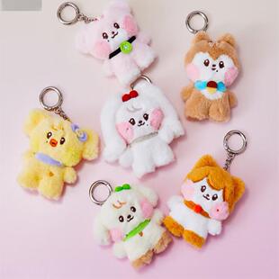 IVE 芙 张元英 CHERRY 公仔钥匙扣MINIVE 安宥真 李贤瑞娃娃挂件