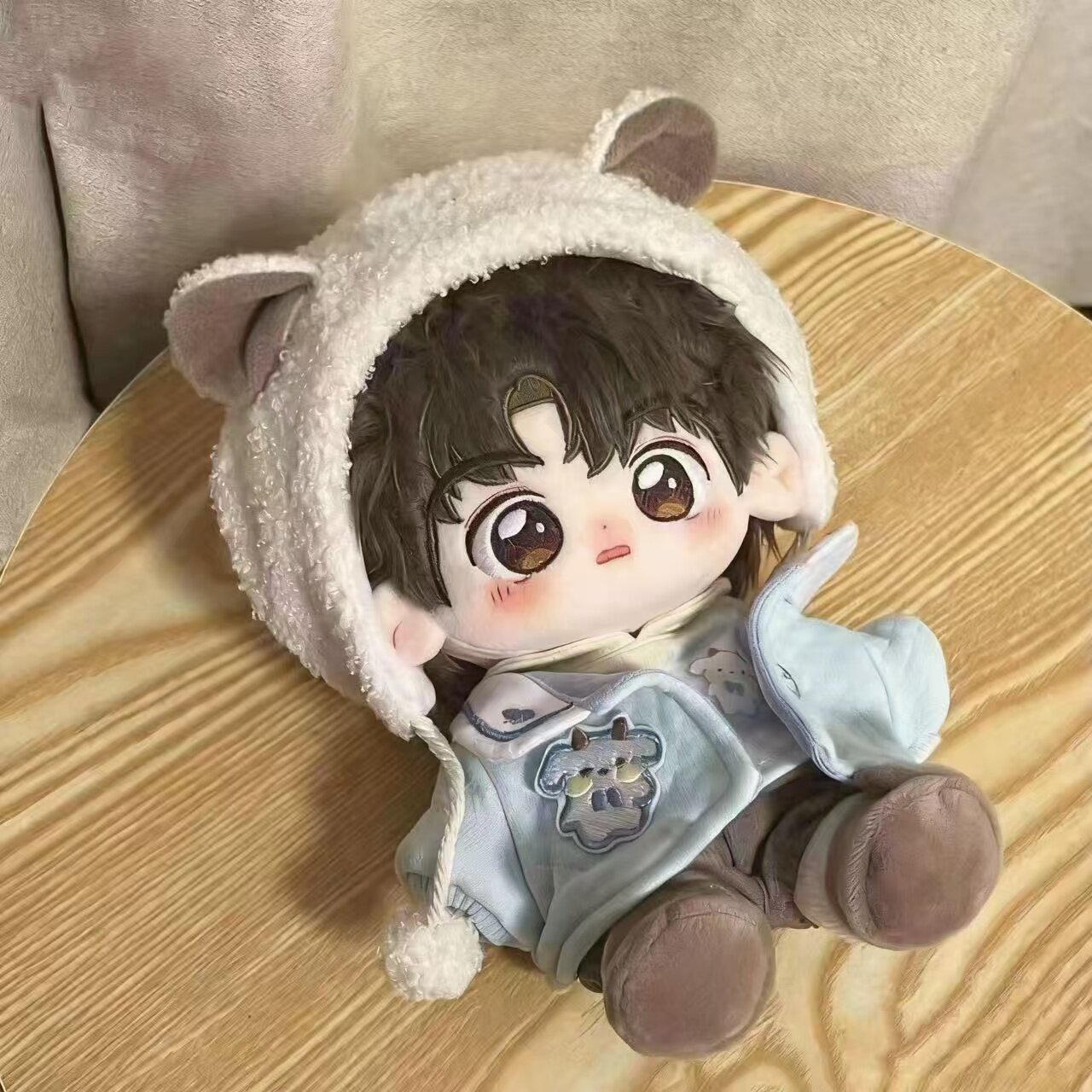棉花娃娃20cm娃衣男娃换装可爱娃衣毛绒玩具送朋友便宜玩偶衣服