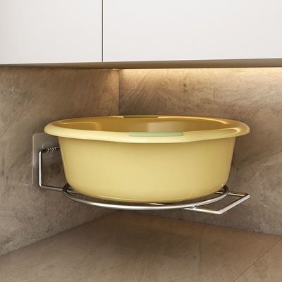 科固不锈钢置物架脸盆悬空收纳支架脸盆架脸盆挂钩面盆浴室柜收纳