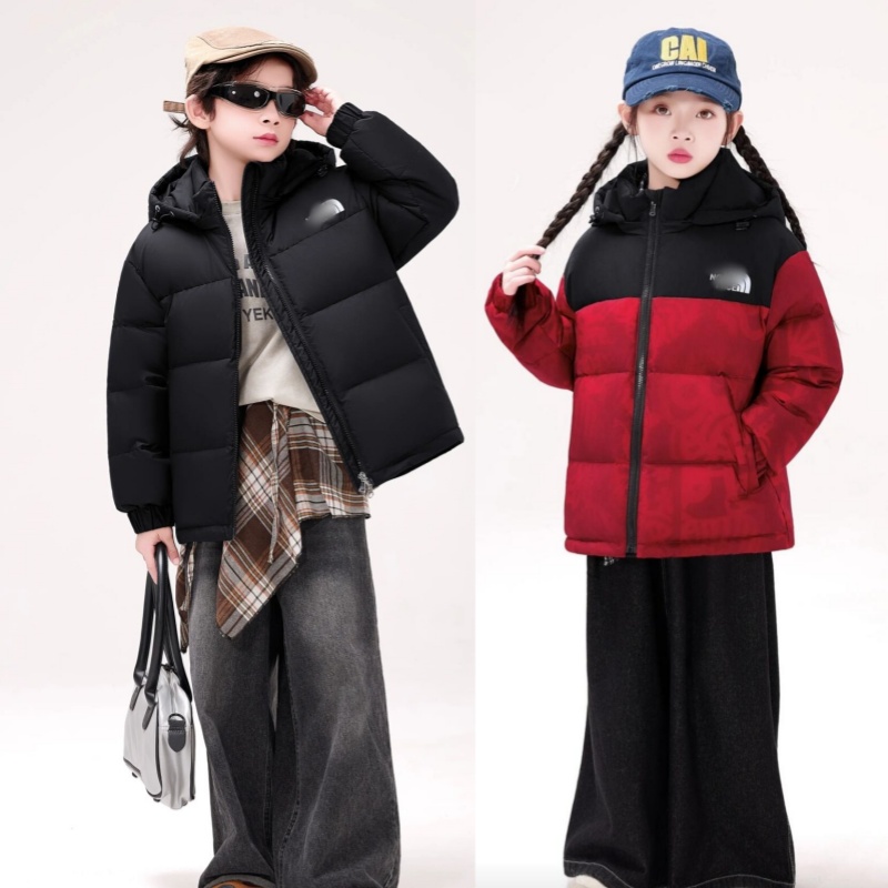 2025款童装男女童款羽绒服九成品T5207李半成品翻新冲绒定制加工