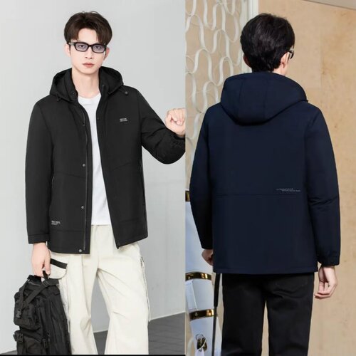 2026新款男装活面脱卸款羽绒服半九成品衣皮壳翻新定制加工YM7703