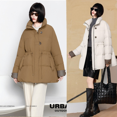 2025新款女休闲款羽绒服九成品F755李半成品衣壳翻新加厚定制加工