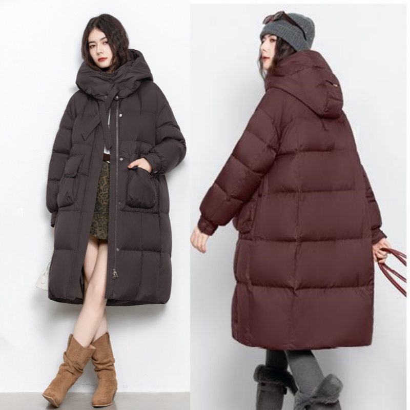 2025新款女休闲款羽绒服九成品B669半成品李衣壳翻新加厚定制加工