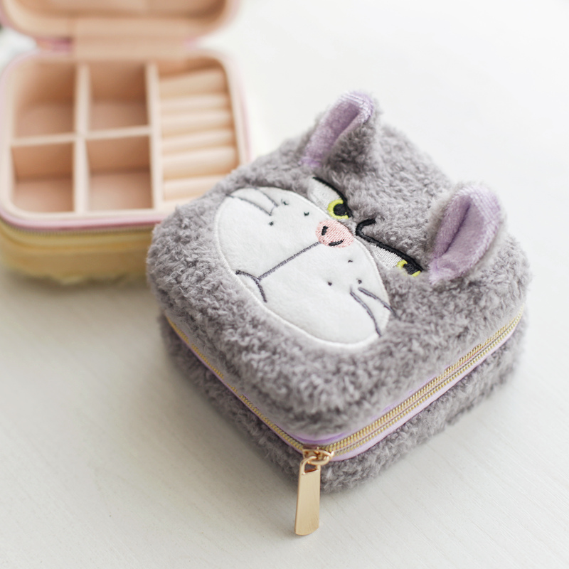 日系首饰盒小巧旅行便携