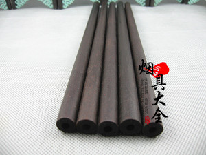 越南檀木木烟杆料实木纹理 木烟杆 烟袋锅 玉石玛瑙烟嘴