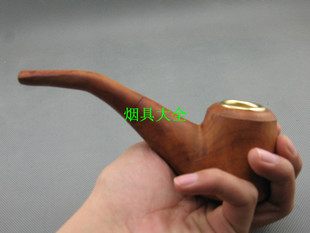 特大号山枣树老式烟斗旱烟袋 手工雕刻纯实木