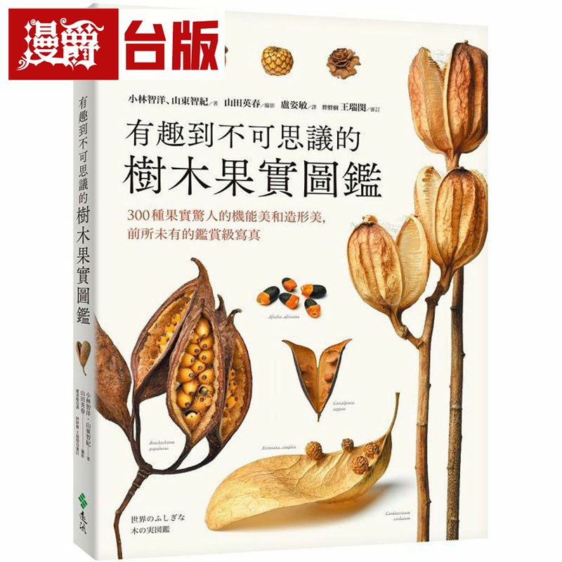 漫爵 有趣到不可思议的树木果实图鉴 远流 小林智洋 台版书籍