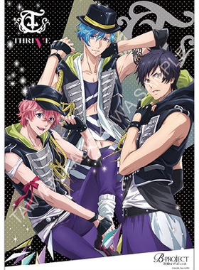 现货包邮漫爵正版角川周边B-PROJECT鼓动Ambitious银箔海报B