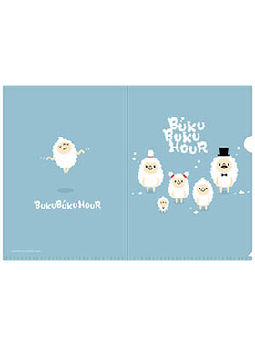 现货 漫爵正版角川周边泡泡家族 A4 File夹 B