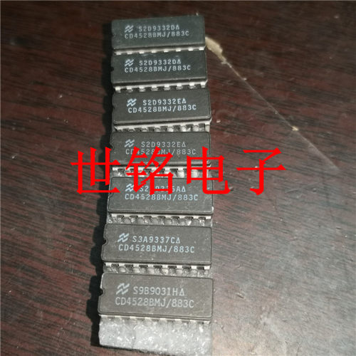 CD4528BMJ/883C CD4528BF 实体店现货经营进口电子集成元器件IC。
