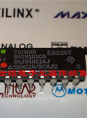54HC14/BCAJC SNJ54HC14J 8409101CA 实体店经营进口元器件IC。