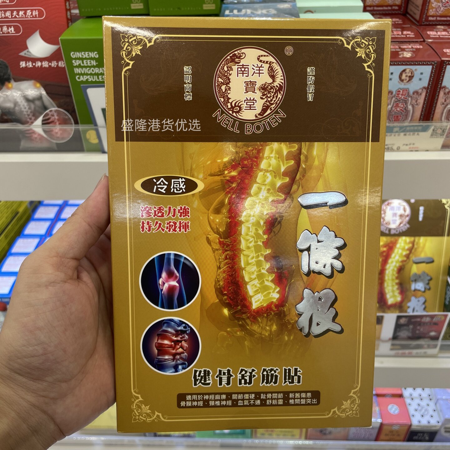 南洋宝堂一条根健骨舒筋贴10片