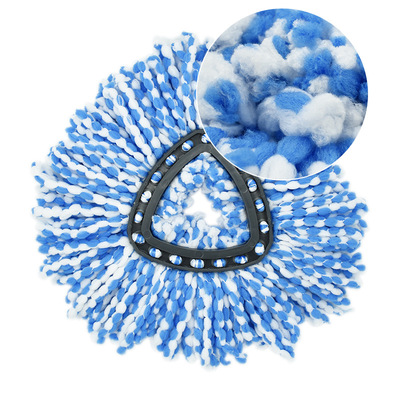 适配微力达O-Cedar 棉线加厚加密旋转拖把替换装三角形拖把头配件