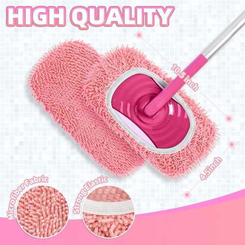 适配Swiffer Sweeper 超细纤维平板拖把替换垫 干湿两用拖布布套