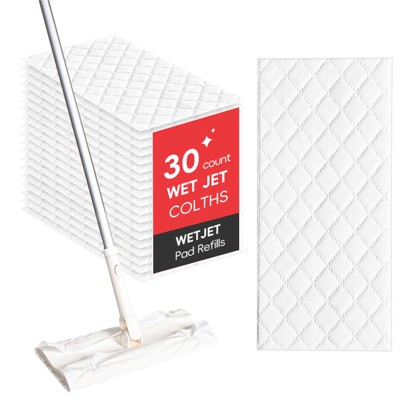 一次性拖布适配Swiffer拖把替换布垫 swiffer WetJet 拖把头配件