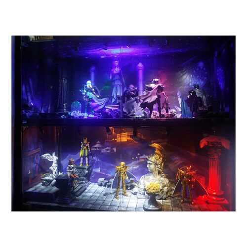 圣斗士手办背景展示盒场景现货