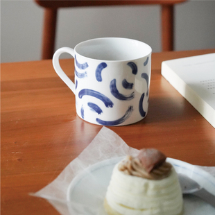 择学家 情侣水杯景德镇设计师马克杯小众设计高级感杯子 自然派