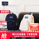 JanSport迷你灯芯绒高颜值女轻便旅游通勤双肩女孩经典 黑小型背包