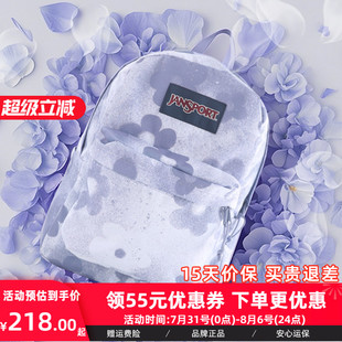 花隐高颜值双肩包女学生校园书包轻便电脑背包 JanSport2025年新款