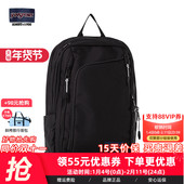 JanSport简约休闲双肩背包大学生书包男轻便旅行背包通勤电脑包