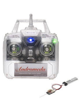 MinimumRC Andromeda 5通道 陀螺仪自稳遥控接收2.4G微型航模飞控