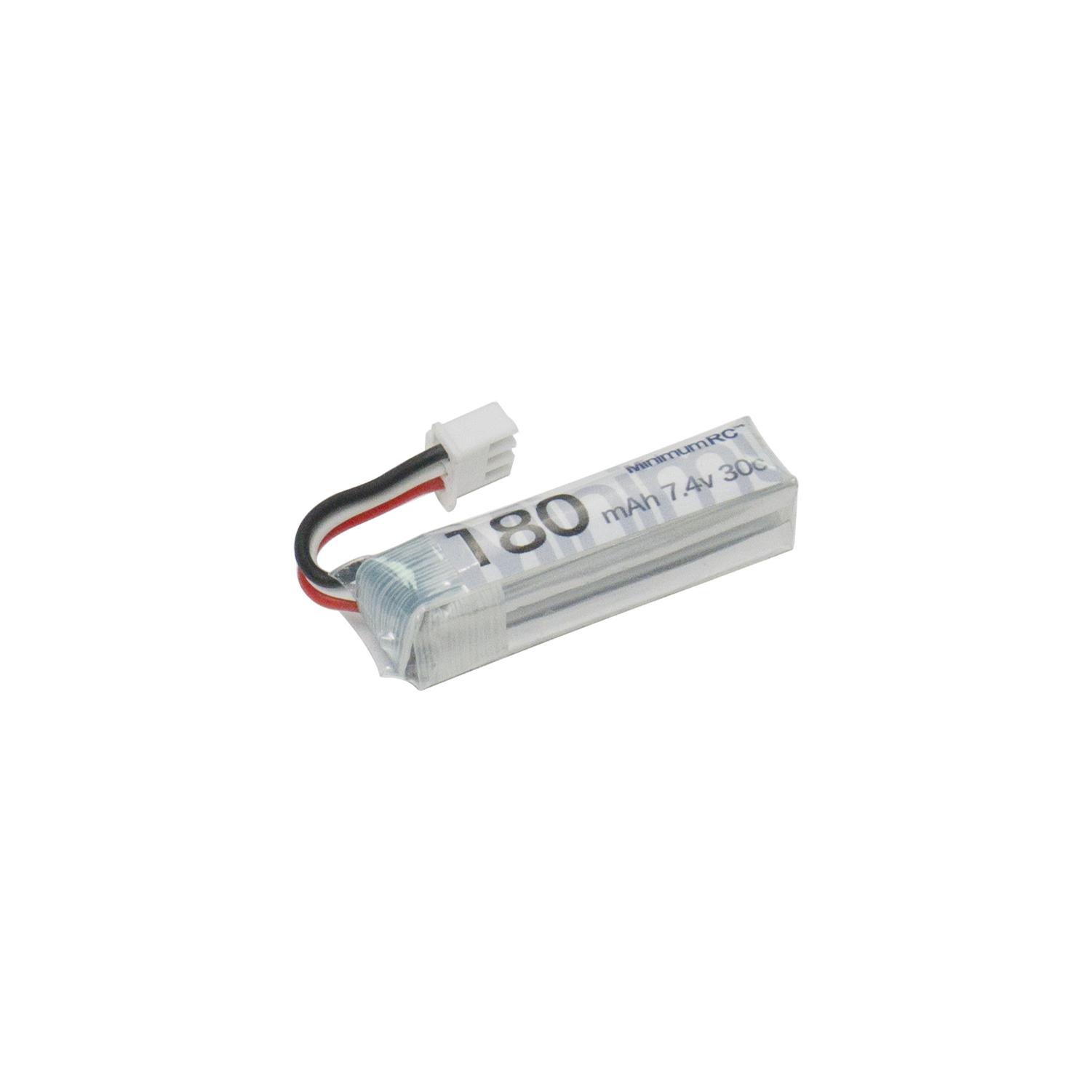 MinimumRC 180mAh 7.4V 2S Lipo 超轻充放一体插头 动力锂电池