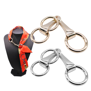 三十而已王漫妮同款丝巾扣百搭两用围巾环披肩扣马衔扣小方巾扣