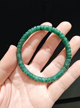 3乘6m非洲翠直切药片珠手串手链