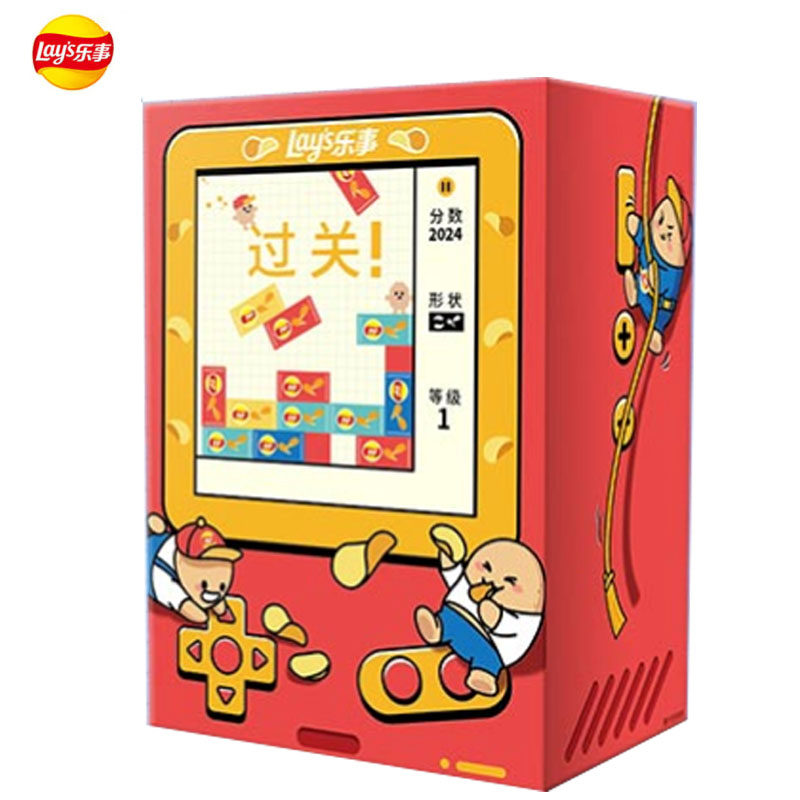 乐事Lay's薯片游戏机礼盒零食大礼包40g*14包混合口味百事美食品
