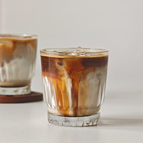 诺裔家 正品 老牌利比无铅玻璃杯可叠放方便收纳复古箭纹咖啡调酒