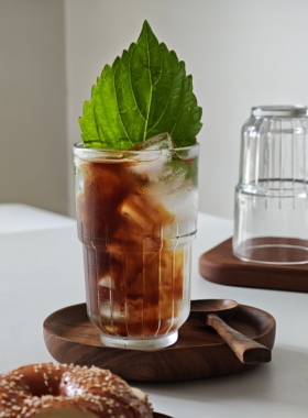 诺裔家 正品 老牌利比无铅玻璃杯可叠放方便收纳冰水啤酒果汁大杯