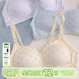 珊瑚海滩 日系美背无钢圈内衣女大胸显小小胸聚拢收副乳文胸胸罩