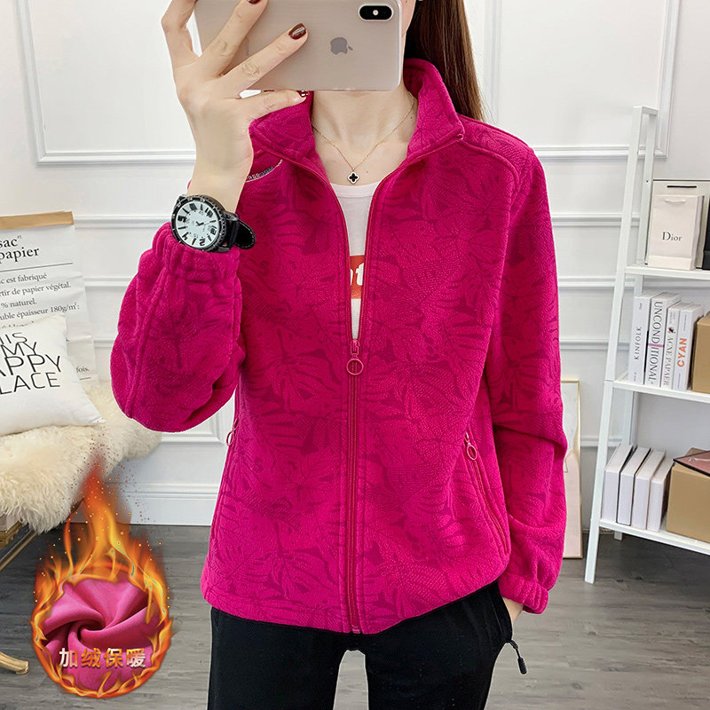 极客狼加绒保暖秋冬新品外套女