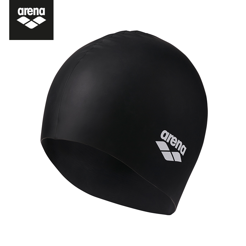 Arena阿瑞娜纯色简约硅胶泳帽