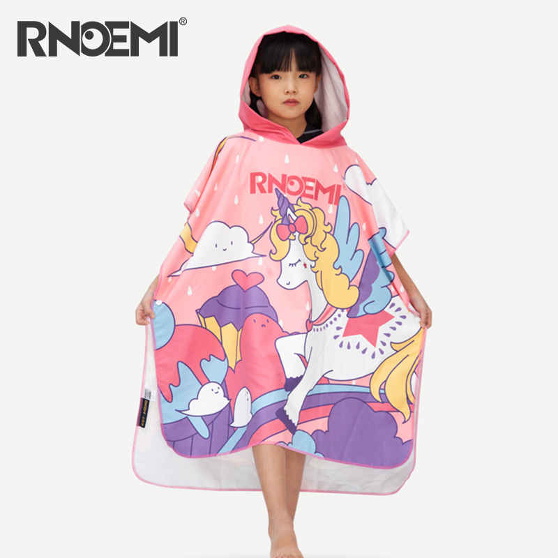 RNOEMI儿童卡通印花浴袍浴袍