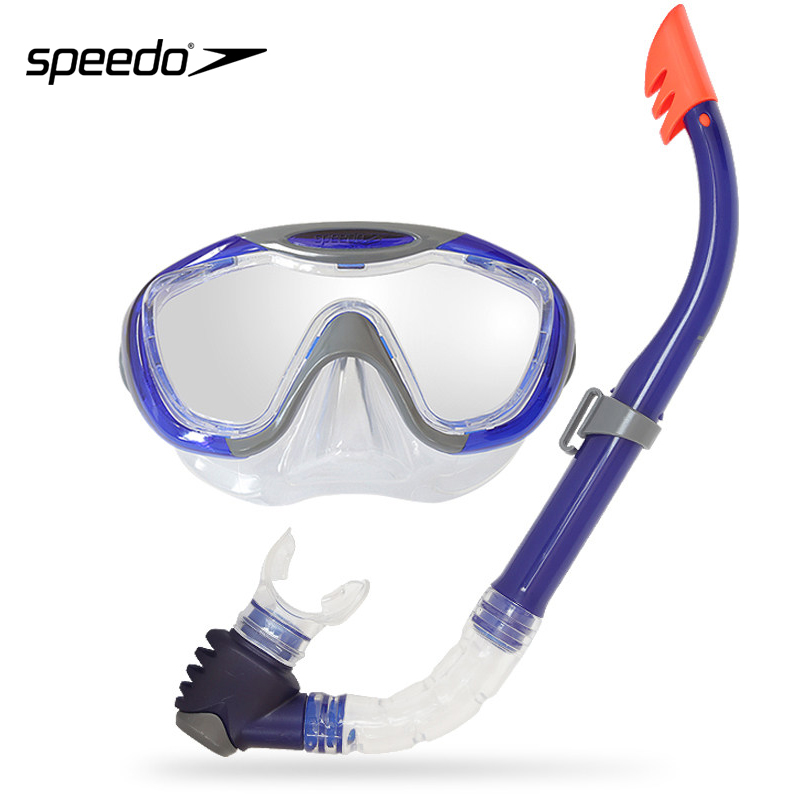 Speedo大框浮潜面罩泳镜