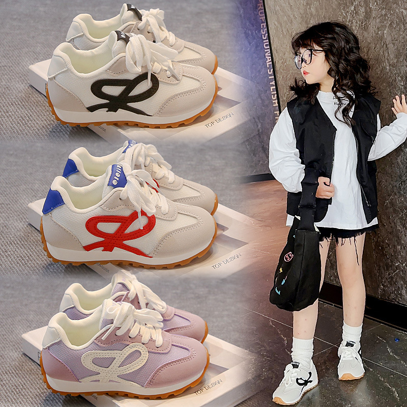 ABC阿甘鞋2025春秋款男女童休闲防滑跑步鞋中大童鞋