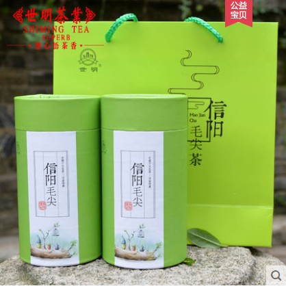 世明信阳毛尖2024新茶叶雨前毛尖嫩芽绿茶浓香型散装125g*2