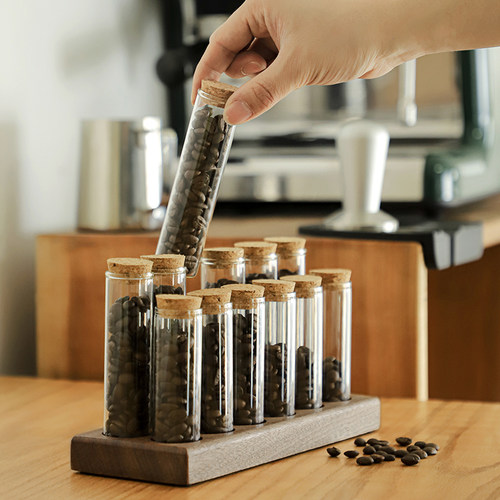 咖啡豆玻璃分装瓶密封保存罐防潮