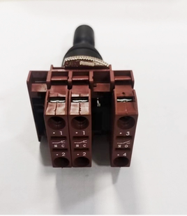 台湾雷力 RENY 十字开关 摇杆 R2MNF2-5P 1B-1B+1A 双向自锁 常闭