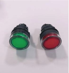 NLB22 NHD 自锁 头部 自复位 L平头照光按钮 台湾贺电