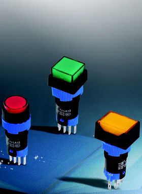 一佳源启动按钮开关J LA12-11BN/Y1开1闭自复位自锁银触点电12mm