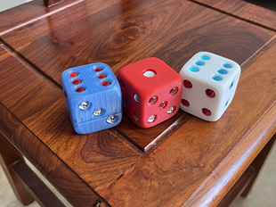 骰子 巧粉盒 台球磁吸巧克盒 防潮防积压 其他形状巧克可备注